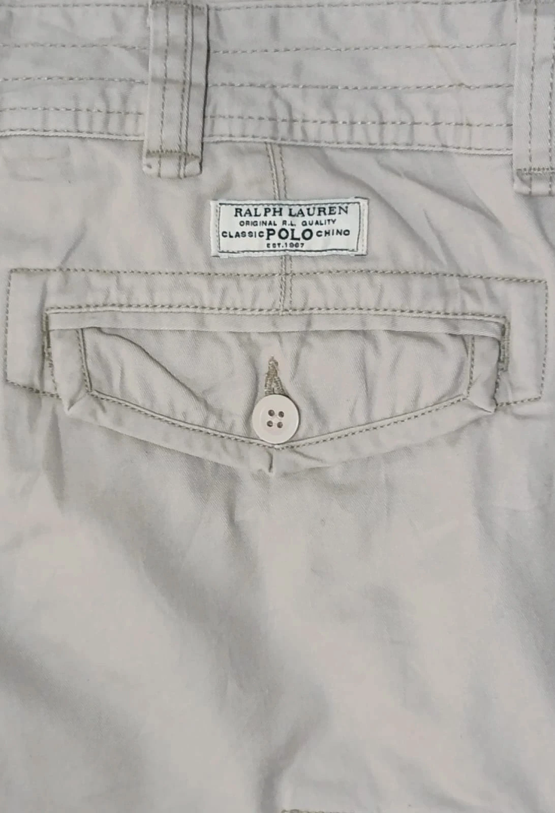Short Cargo Ralph Lauren Classic chino beige Maat 44T – photo 8